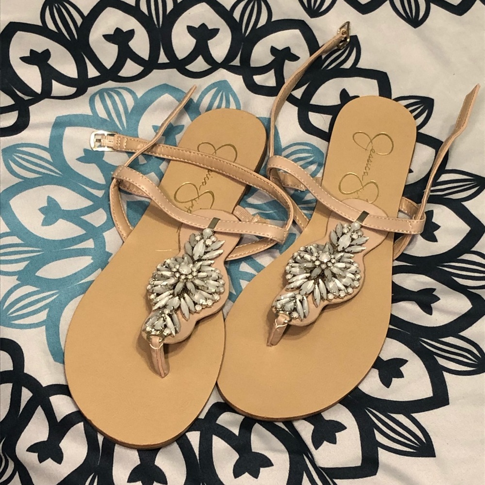 Jessica Simpson | Nude Sandals
